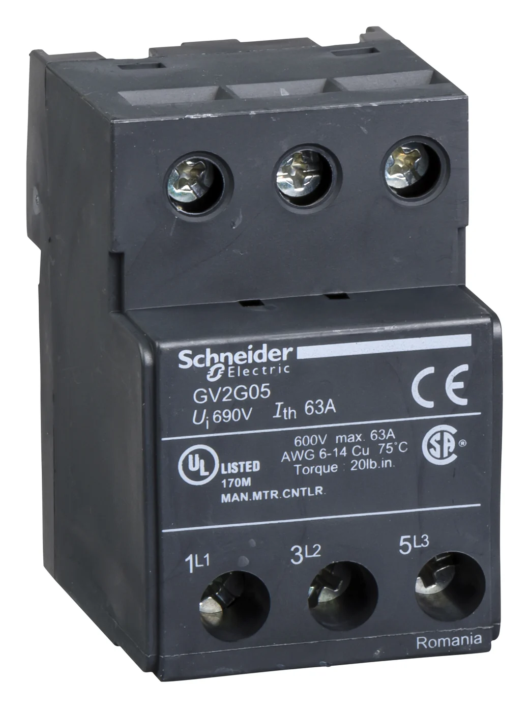 TeSys GV2 busbar set
