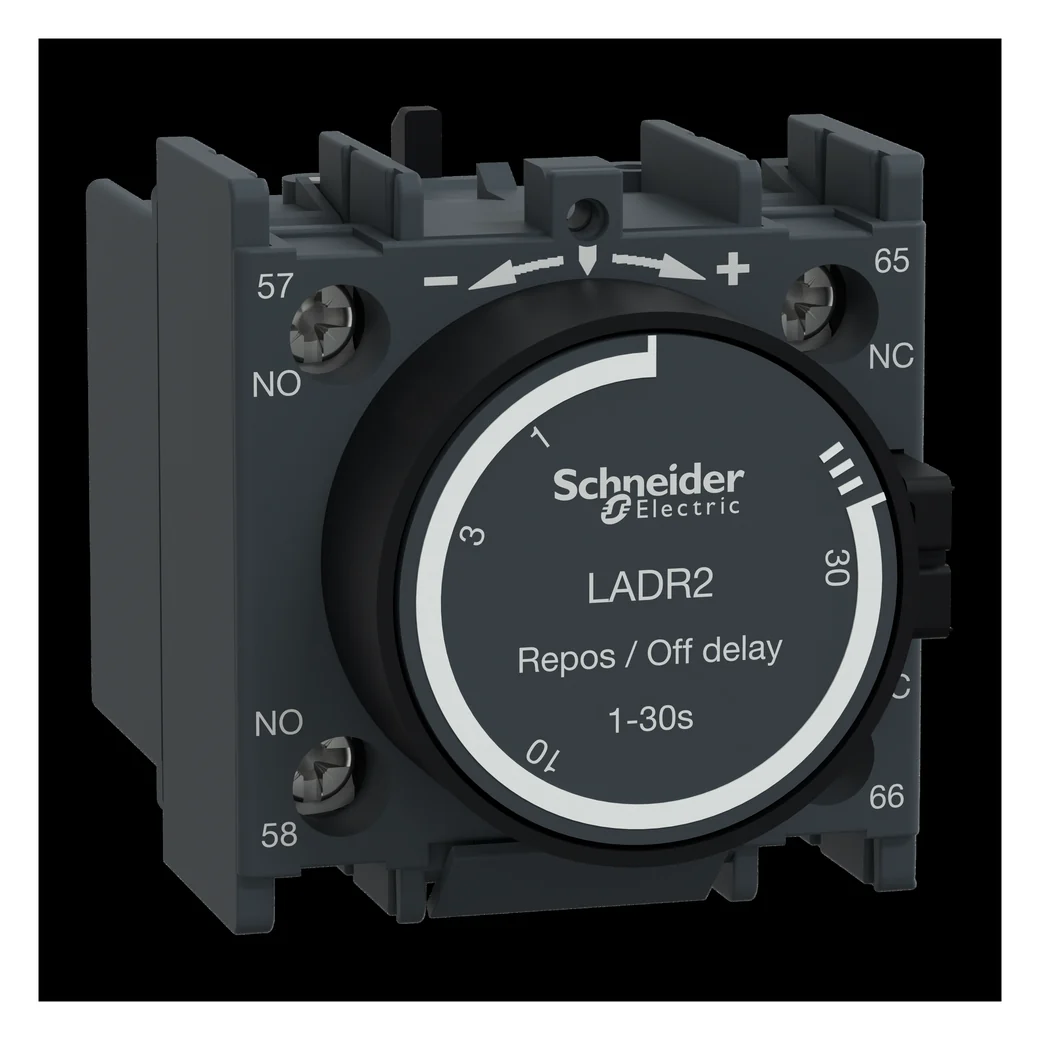 TeSys D time delay auxiliary block, off-delay, 0.1-30 s