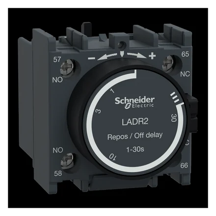 TeSys D time delay auxiliary block, off-delay, 0.1-30 s