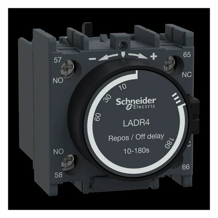 TeSys D time delay auxiliary block, off-delay, 10-180 s