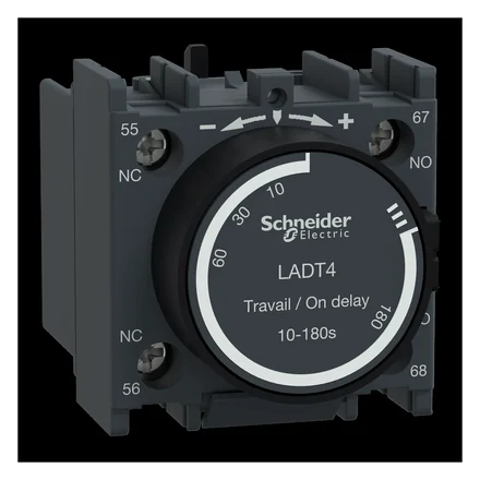 TeSys D time delay auxiliary block, on-delay, 10-180 s