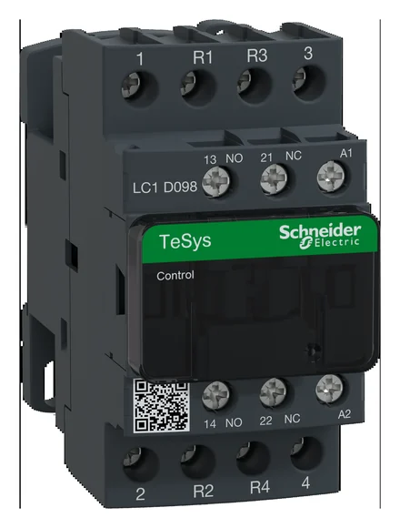 TeSys D contactor, 4P, 25A AC-1, 2NO + 2NC, 230V AC coil