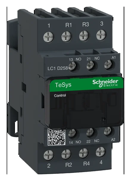 TeSys D contactor, 4P, 40A AC-1, 2NO + 2NC, 220V AC coil