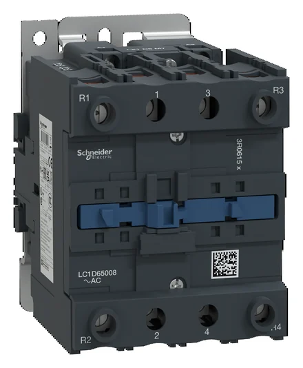 TeSys D contactor, 4P, 80A AC-1, 2NO + 2NC, 220V AC coil