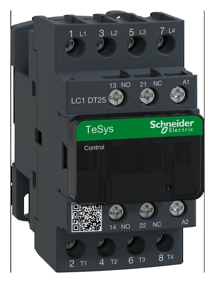 TeSys D contactor, 4P, 25A AC-1, 220V AC coil