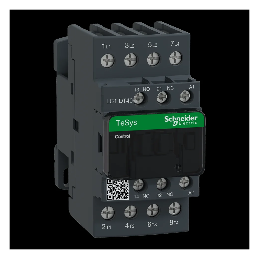 ملامس ⁨TeSys D⁩، ⁨4⁩ أقطاب، ⁨40A AC-1⁩، ملف ⁨230V AC⁩