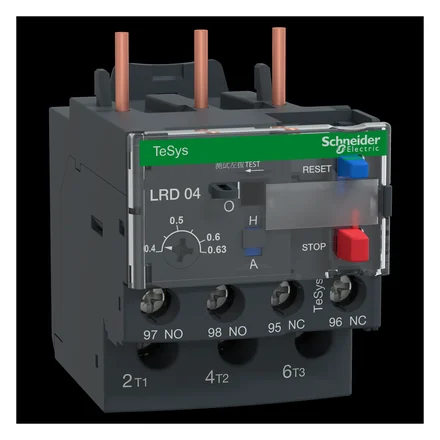 TeSys LRD thermal overload relay, 0.40-0.63A, class 10A