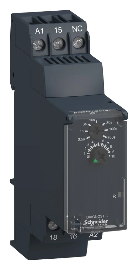 Zelio RE22 star-delta timer relay