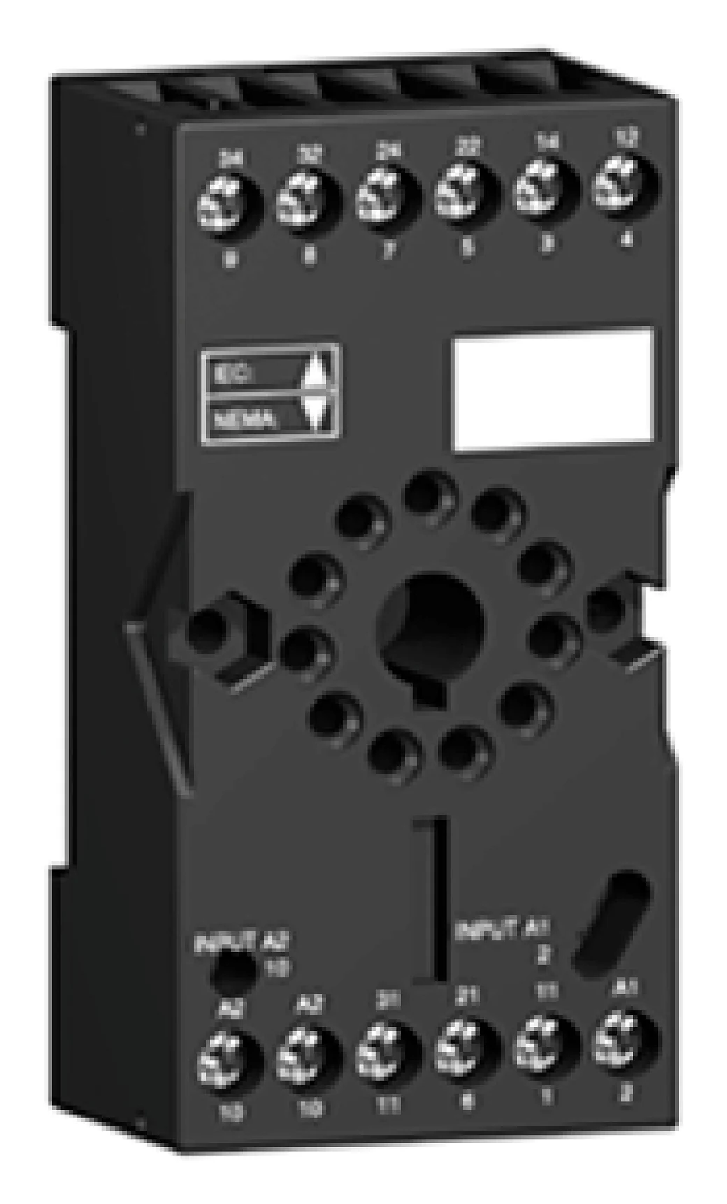 Relay socket for Zelio RUMC3 relays