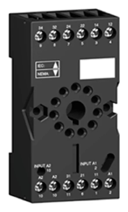 Relay socket for Zelio RUMC3 relays
