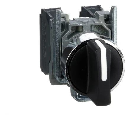 Harmony XB4 selector switch, 3 positions stay put, 2NO