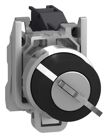Harmony XB4 key selector switch, 2 positions stay put, 1NO