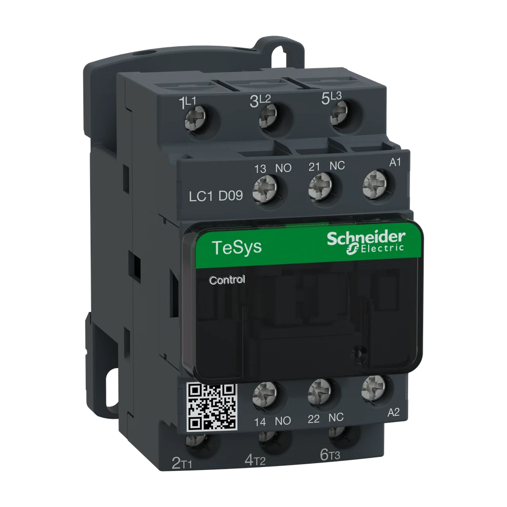TeSys D Contactor, 9A, AC-3, 4kW, 220V AC Coil, 1NO + 1NC