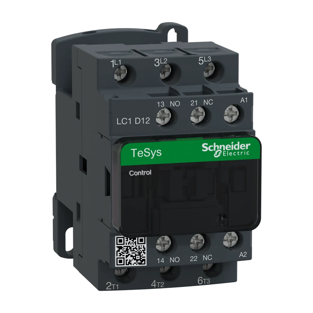 TeSys D Contactor, 12A, AC-3, 5.5kW, 220V AC Coil, 1NO + 1NC