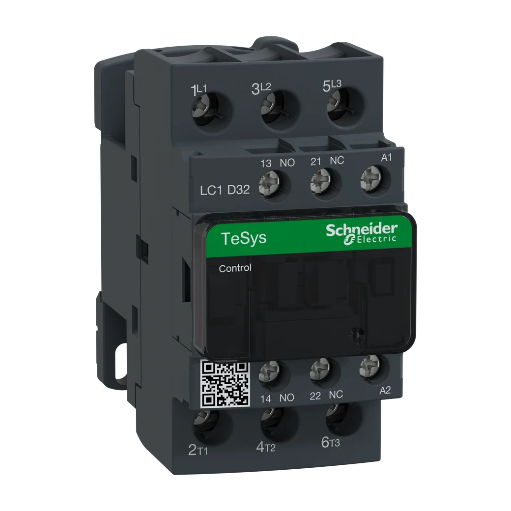 TeSys D Contactor, 32A, AC-3, 15kW, 220V AC Coil, 1NO + 1NC