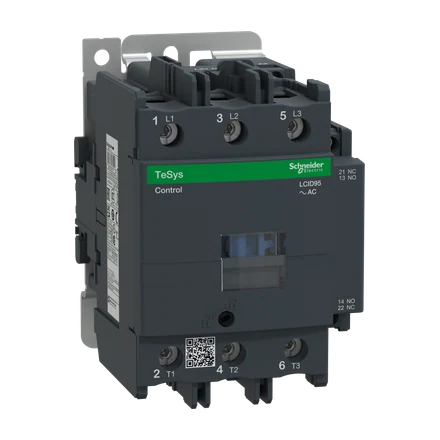 TeSys D Contactor, 95A, AC-3, 45kW, 220V AC Coil, 1NO + 1NC
