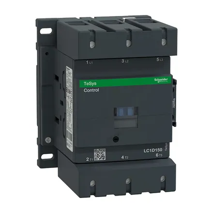 TeSys D Contactor, 150A, AC-3, 75kW, 220V AC Coil, 1NO + 1NC