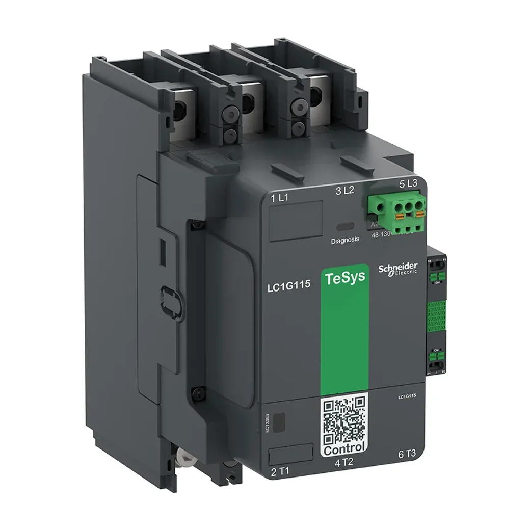 TeSys F Contactor, 225A, AC-3, 110kW, 220V AC Coil, 1NO + 1NC