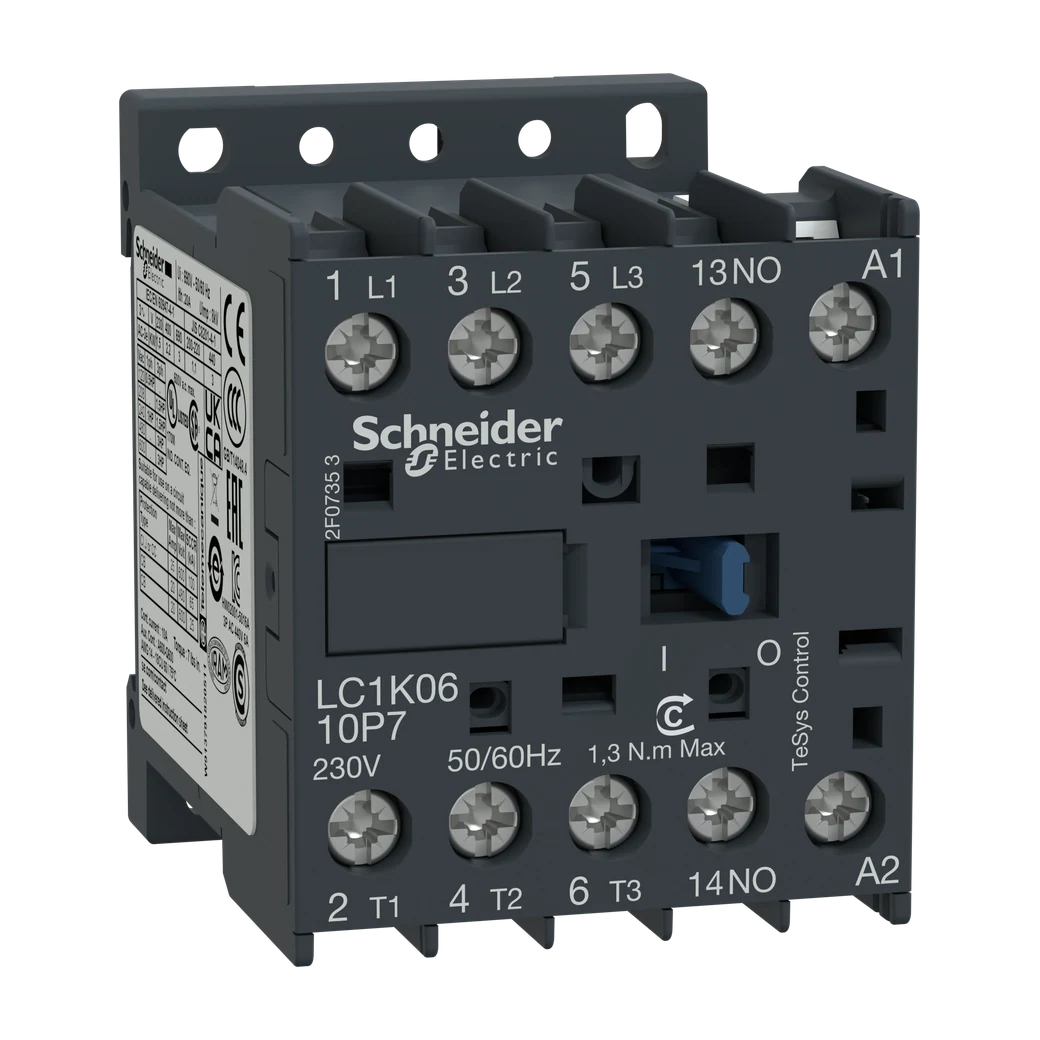 TeSys K Contactor, 9A AC-3, 4kW, 24V AC Coil, 1NO
