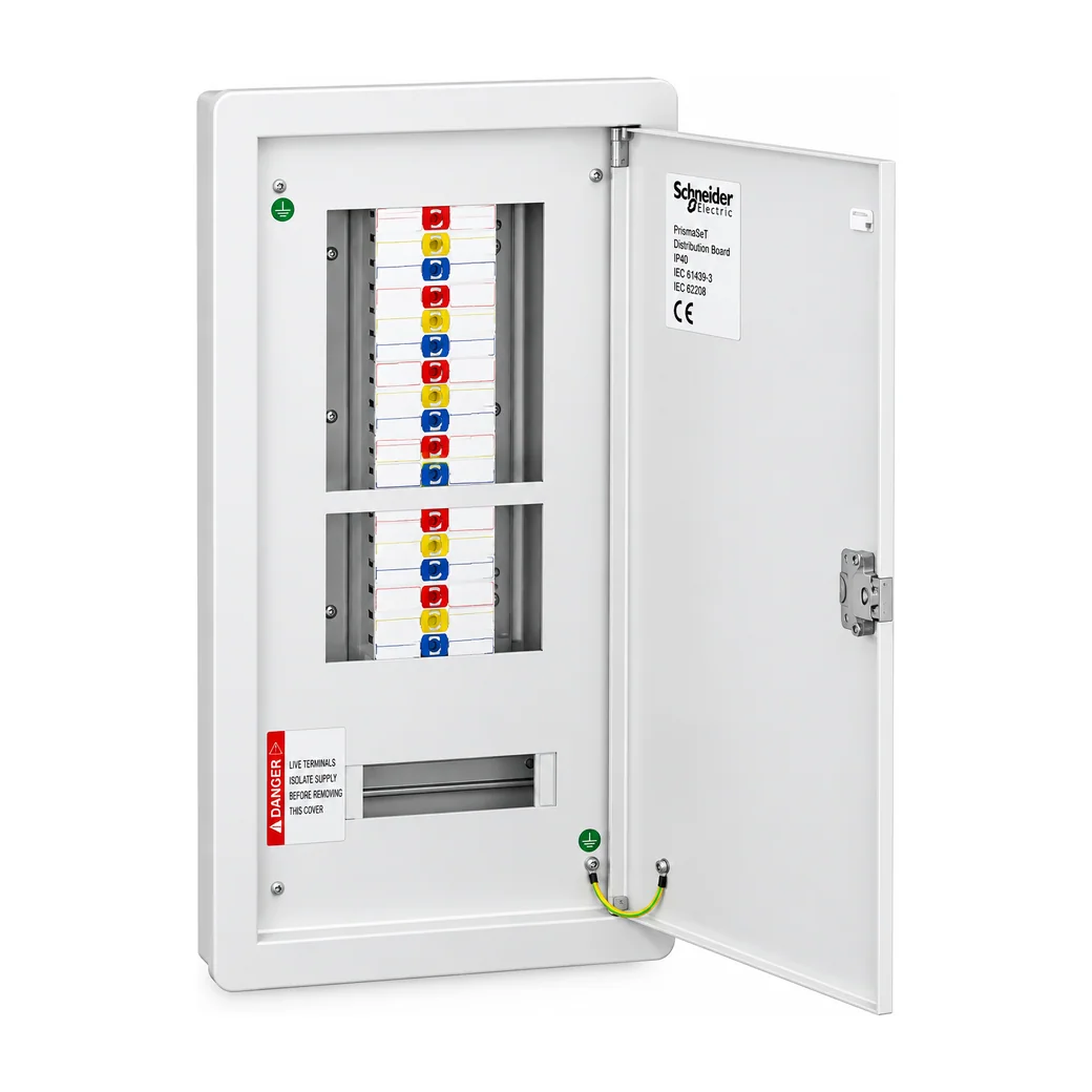 VTPN Distribution board, DBSeT, 24 module, 125A Modular incomer, IP41, Surface