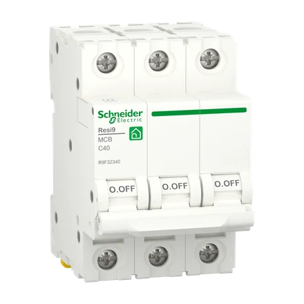 Resi9 MCB, 3P, 40A, C Curve, 4.5kA