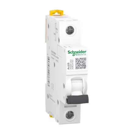 Acti9 iK60N MCB, 1P, 63A, C Curve, 6kA