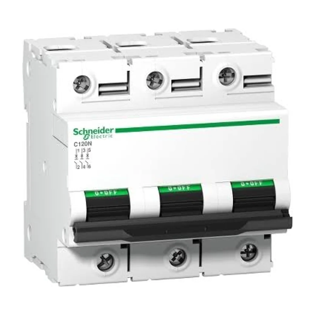 Acti9 C120N MCB, 3P, 80A, 10kA