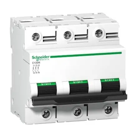 Acti9 C120N MCB, 3P, 80A, 10kA