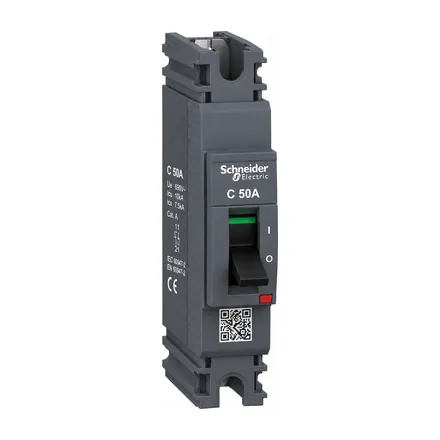 EZC100N MCCB, 1P, 50A, 18kA