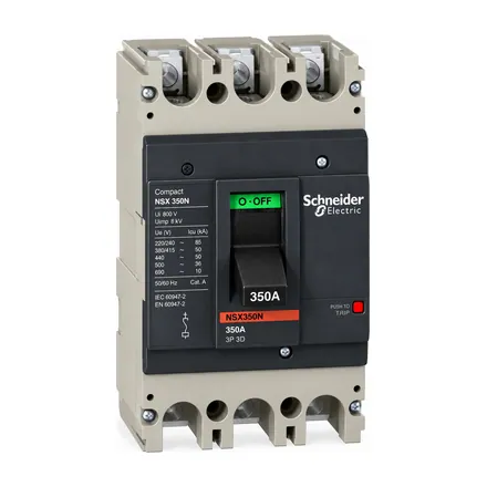 EZC400N MCCB, 3P, 350A, 36kA