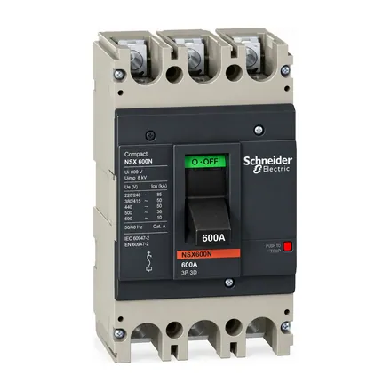 EZC630N MCCB, 3P, 600A, 36kA
