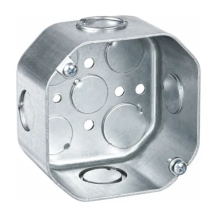 Tabalsa Steel Octagonal Junction Box for EMT Conduit
