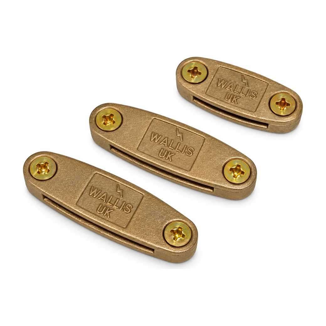Metallic DC Clips for PVC Covered Copper Tape 25*3mm