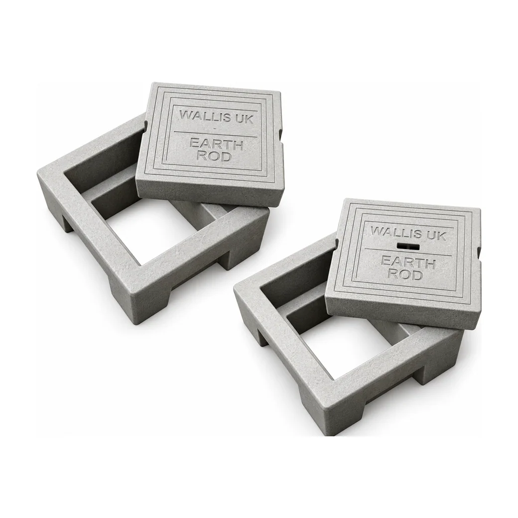 Concrete Earth Pit-Plain Lid 31.5 x 31.5 17 cm