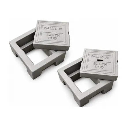 Concrete Earth Pit-Plain Lid 31.5 x 31.5 17 cm